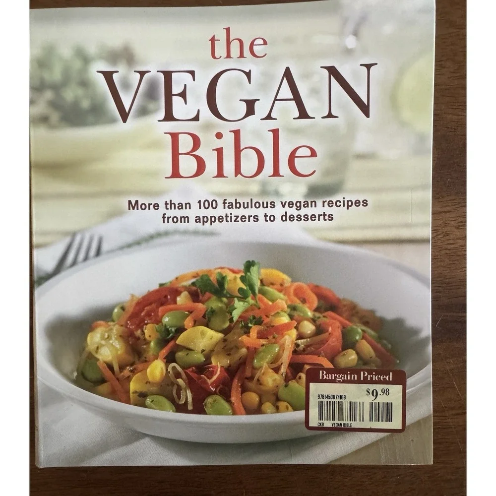 Publications International The Vegan Bible Vegan Cookbook HC 2013